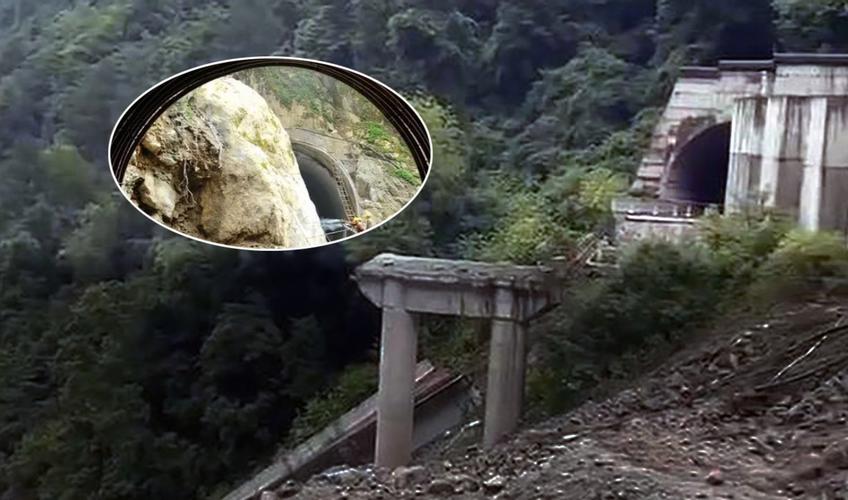 雅康高速公路康定至泸定隧间桥垮塌 已确认有人员失联