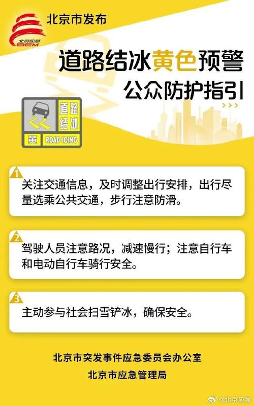 黑龙江省佳木斯市发布道路结冰黄色预警