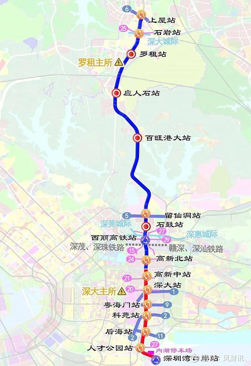 深圳两城际铁路刷新进度
