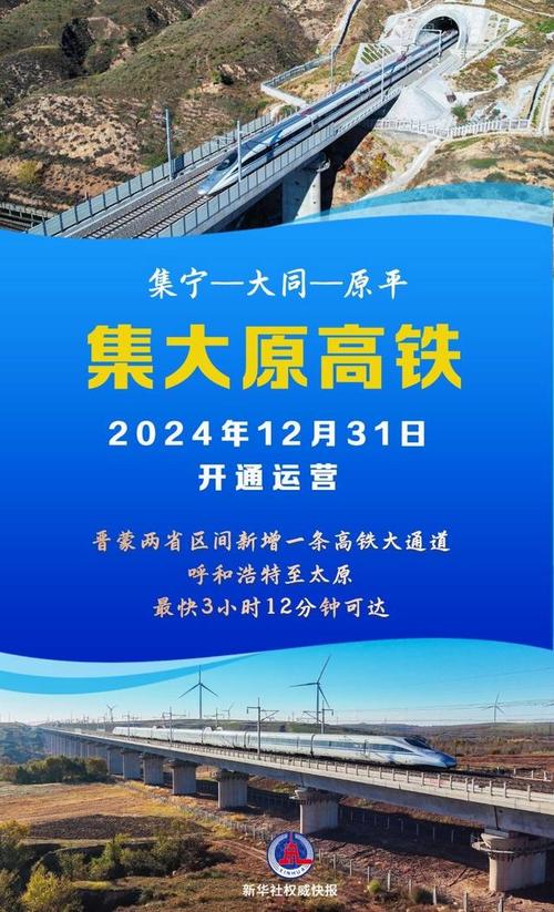 集大原高铁开通运营