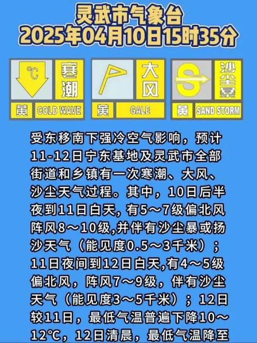 黑龙江省大庆市发布寒潮黄色预警