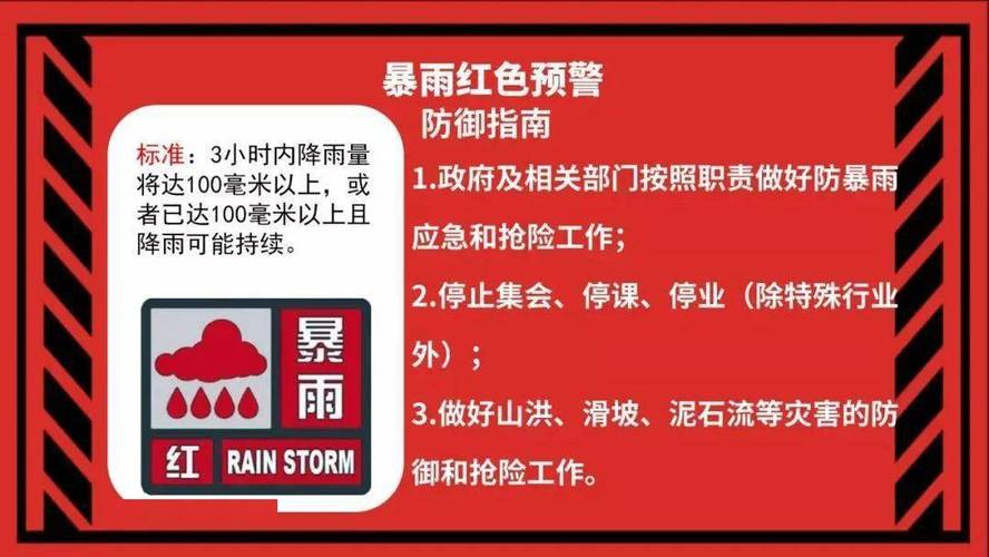 安徽省铜陵市发布暴雨红色预警