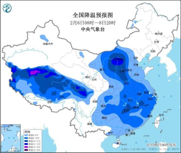 河北省元氏县发布寒潮蓝色预警