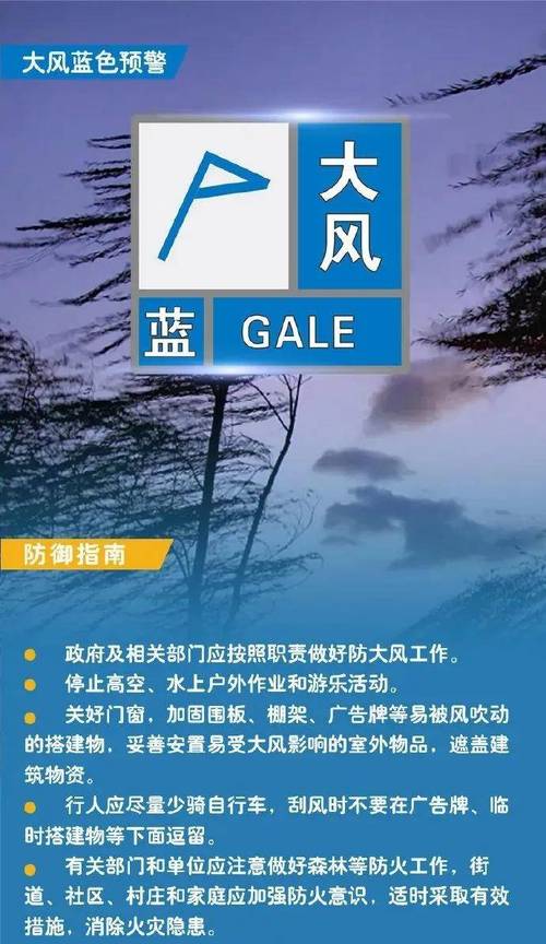 河北省邯郸市发布大风蓝色预警_4