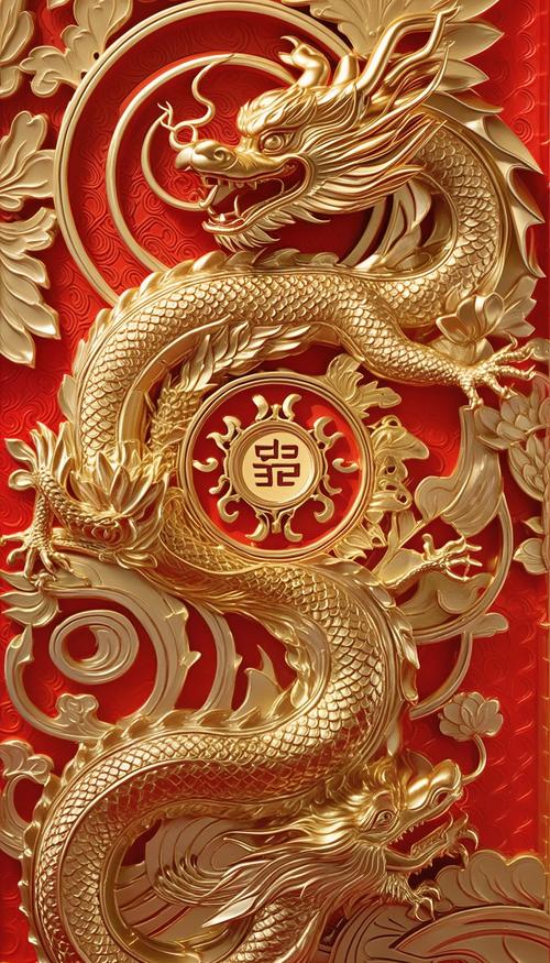 龙年好运壁纸来了！祝你龙年行大运