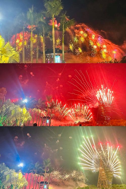 广西南宁园博园举办跨年烟花秀 与民众共赴新年