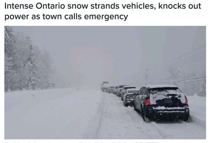 降雪天气持续!美国多地发布警告,进入紧急状态