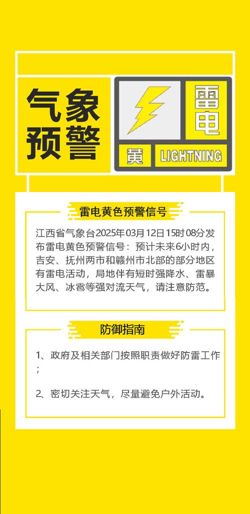 江西省黎川县发布雷电黄色预警_3