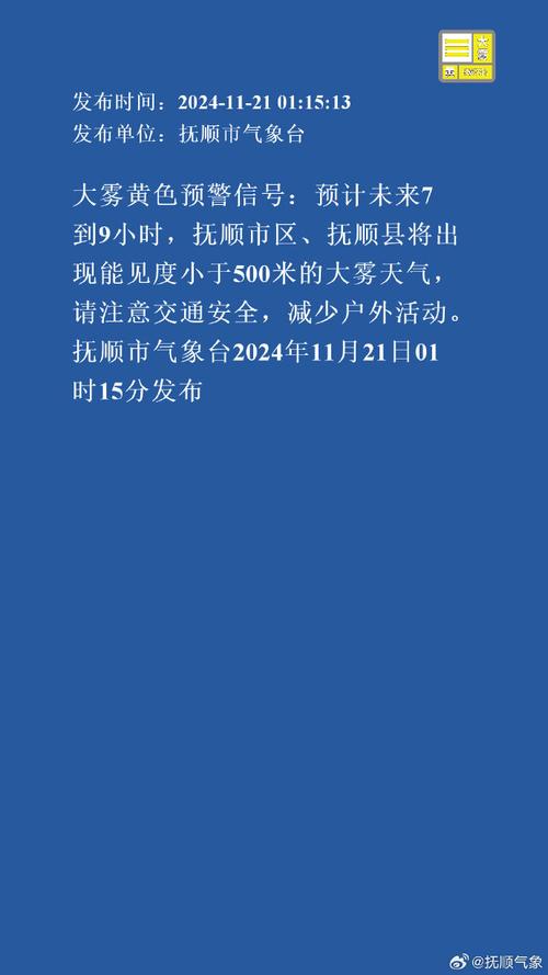 黑龙江省萝北县发布大雾黄色预警