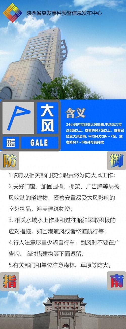 陕西省富县发布大风蓝色预警_1